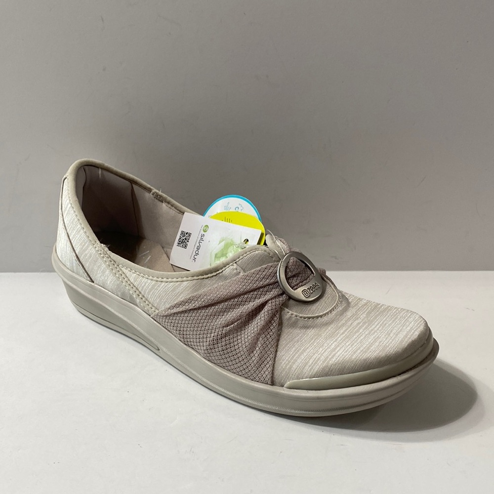 Beige Slip-On Women Shoes